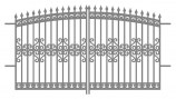 Ажурные металлические ворота H0 (тип 2)